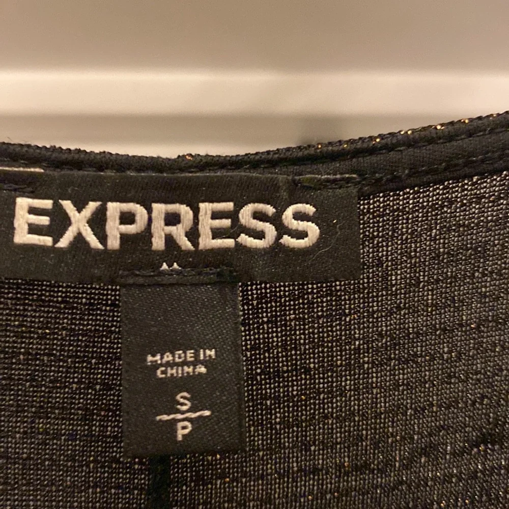 Sparkly Gold Black Romper - Picture 3 of 6